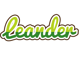 Leander golfing logo