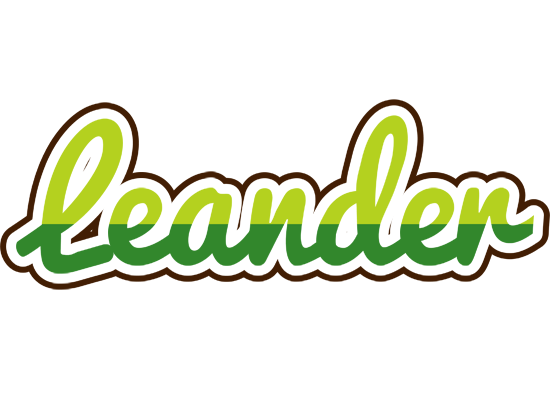 Leander golfing logo