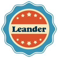 Leander labels logo