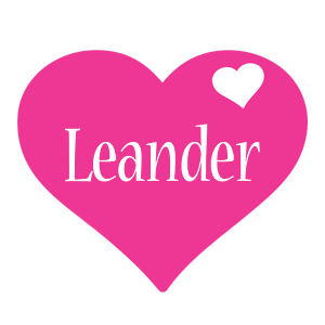 Leander love-heart logo