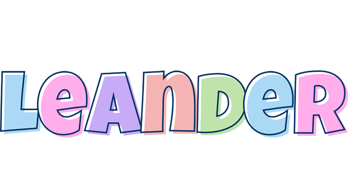 Leander pastel logo