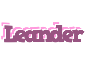 Leander relaxing logo