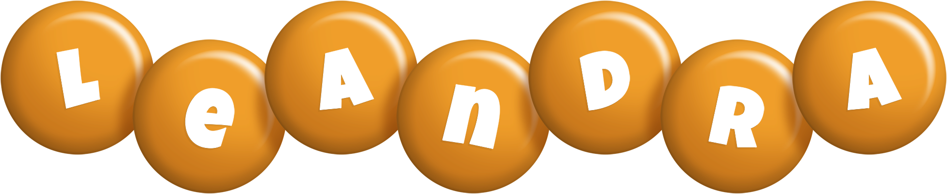 Leandra candy-orange logo