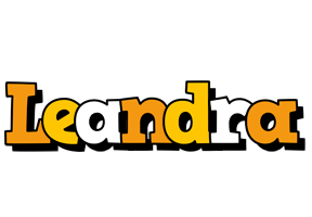 Leandra cartoon logo