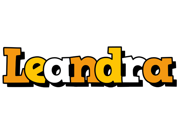 Leandra cartoon logo