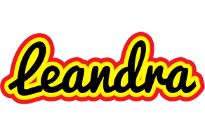 Leandra flaming logo