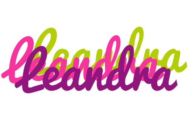 Leandra flowers logo