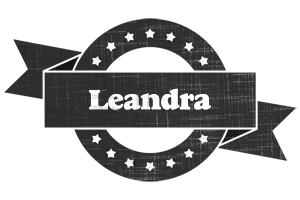 Leandra grunge logo