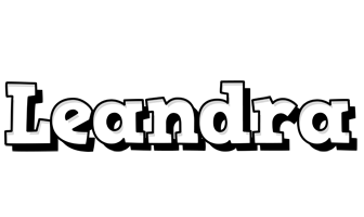 Leandra snowing logo