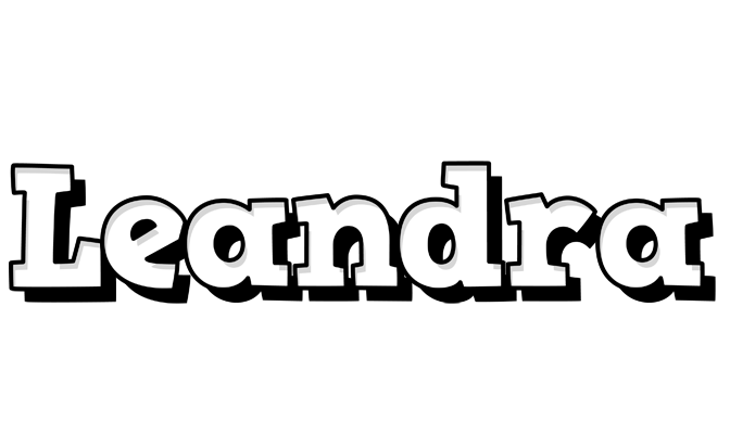 Leandra snowing logo