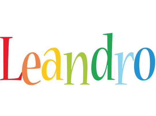 Leandro birthday logo