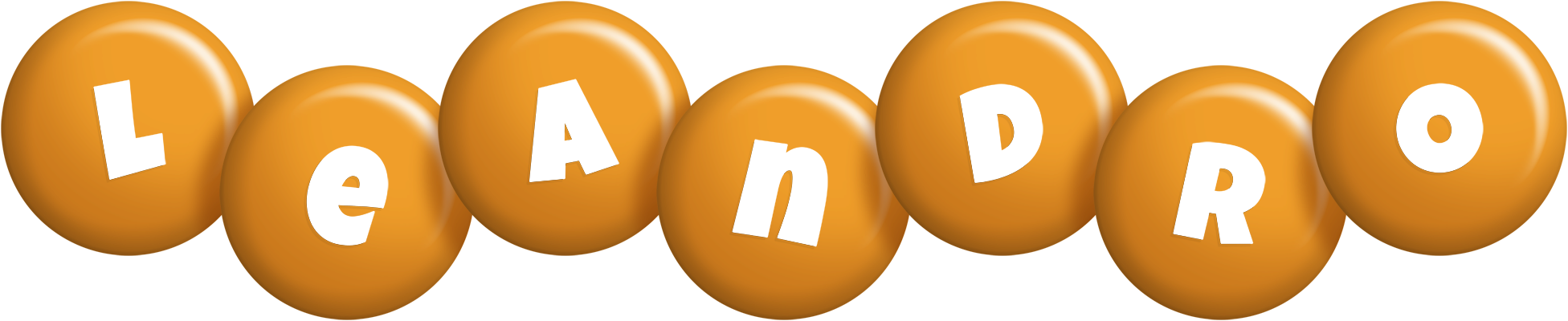 Leandro candy-orange logo