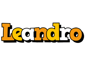 Leandro cartoon logo