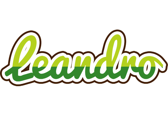 Leandro golfing logo