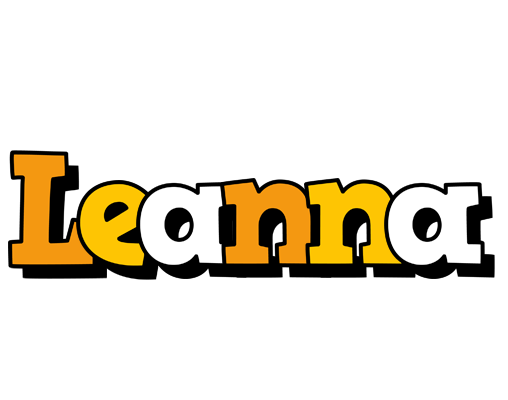 Leanna cartoon logo