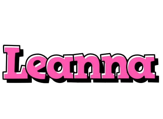 Leanna girlish logo
