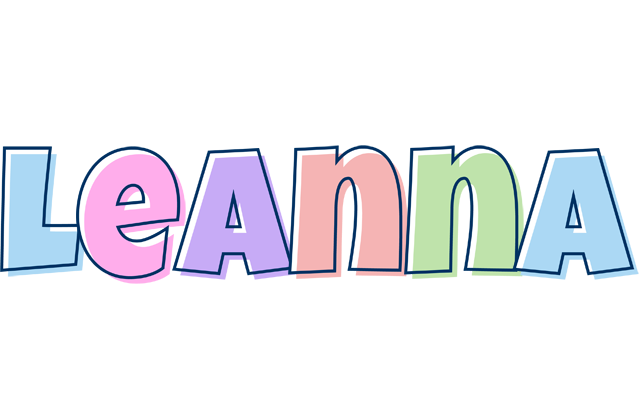 Leanna pastel logo