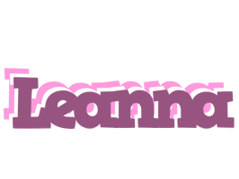 Leanna relaxing logo