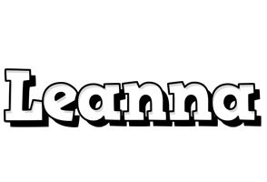 Leanna snowing logo