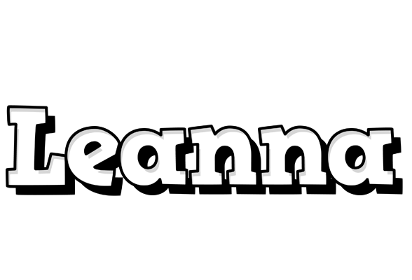 Leanna snowing logo