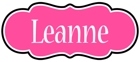 Leanne invitation logo