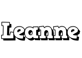 Leanne snowing logo