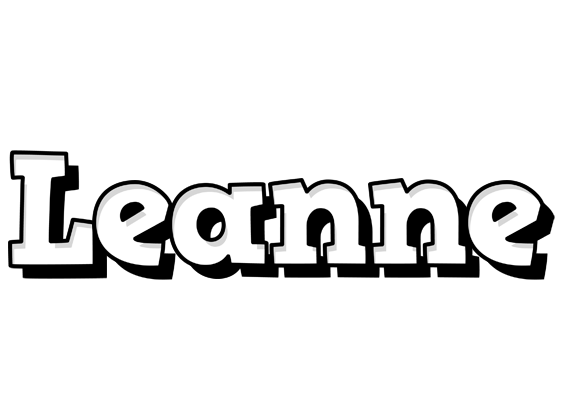 Leanne snowing logo