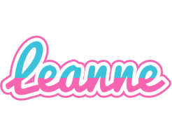 Leanne woman logo
