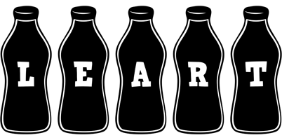 Leart bottle logo