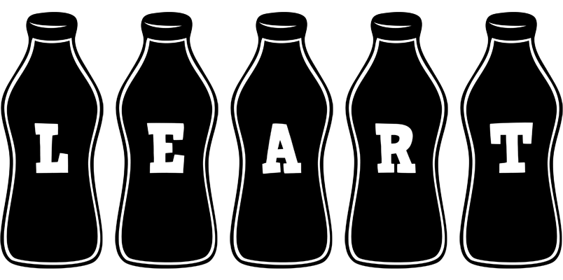 Leart bottle logo
