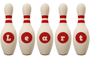 Leart bowling-pin logo