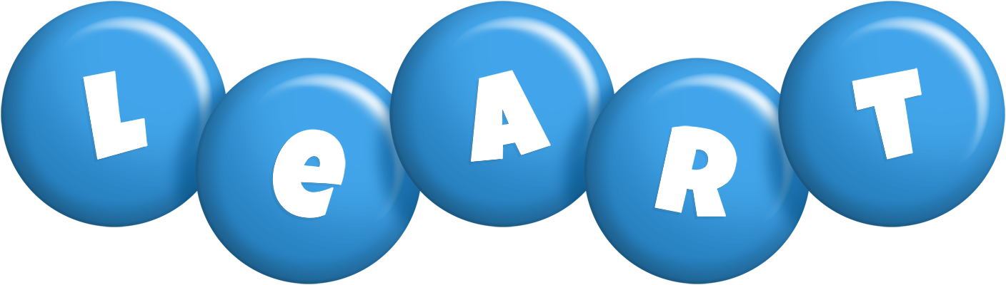 Leart candy-blue logo