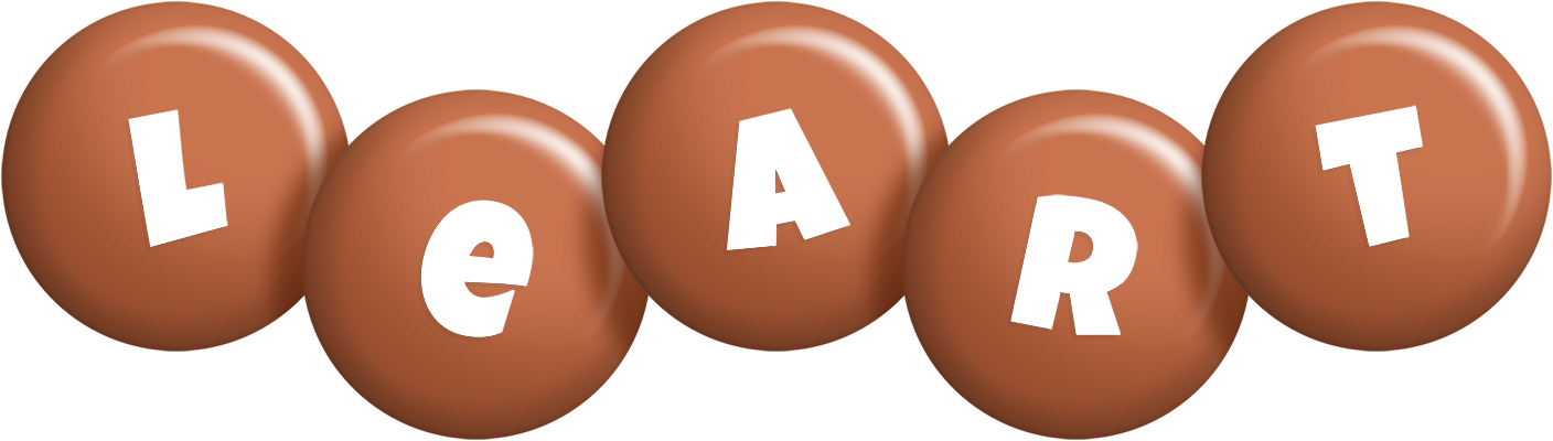 Leart candy-brown logo