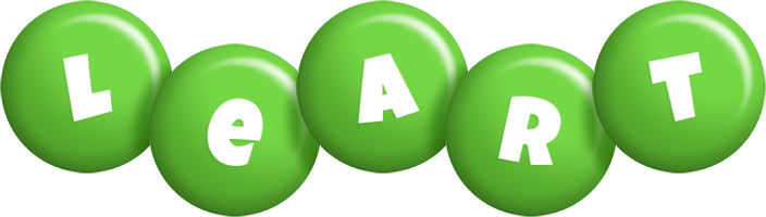 Leart candy-green logo
