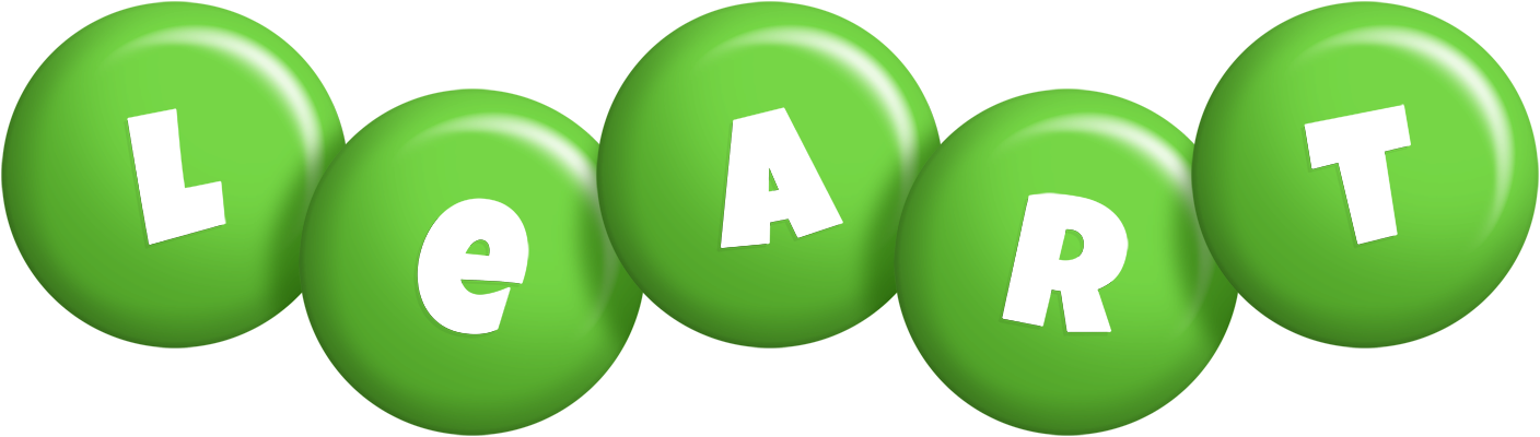 Leart candy-green logo