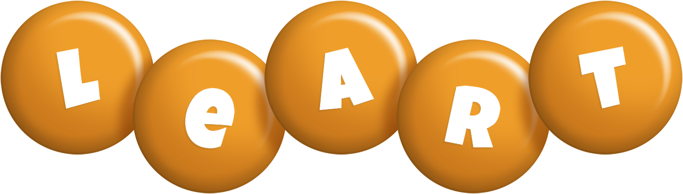 Leart candy-orange logo