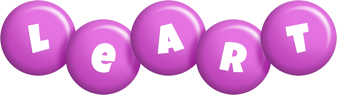 Leart candy-purple logo
