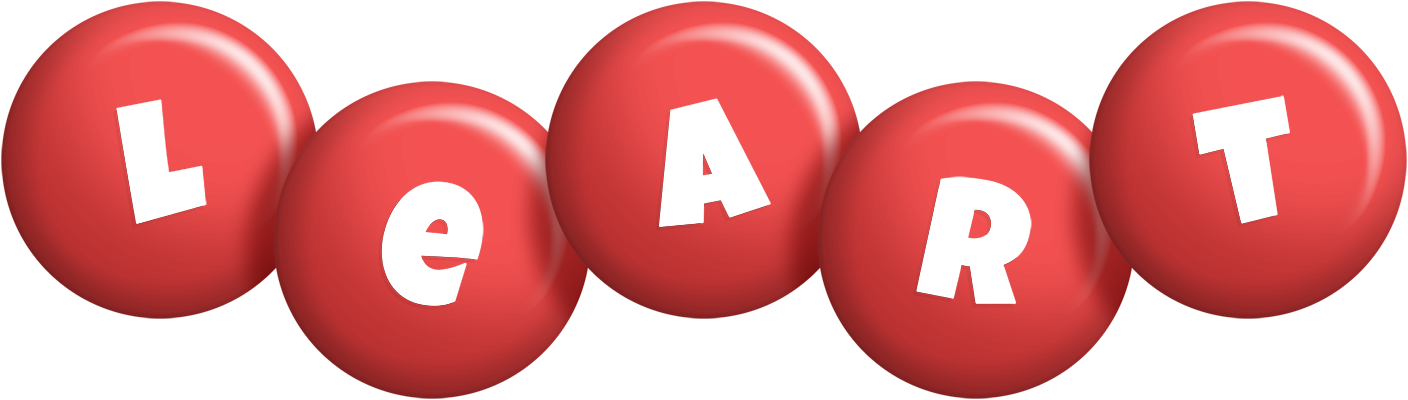 Leart candy-red logo