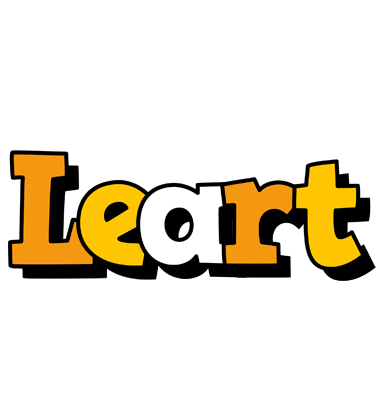 Leart cartoon logo