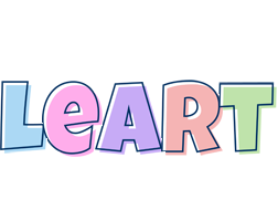 Leart pastel logo