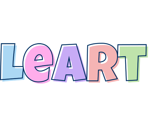 Leart pastel logo