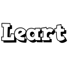 Leart snowing logo