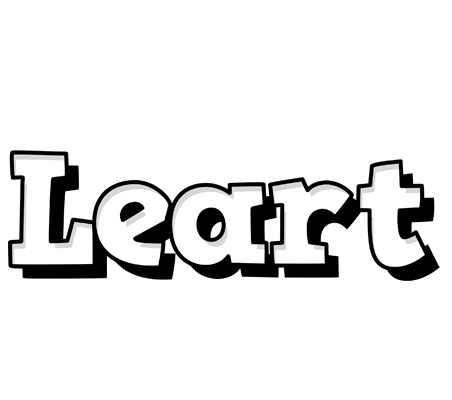 Leart snowing logo