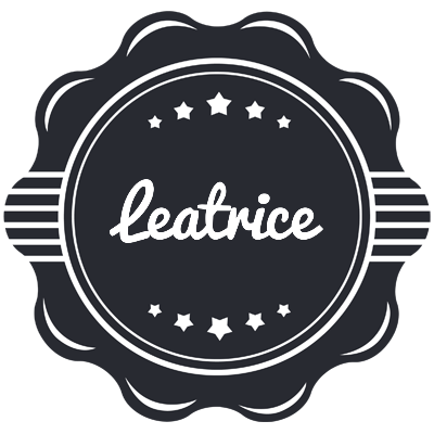 Leatrice badge logo