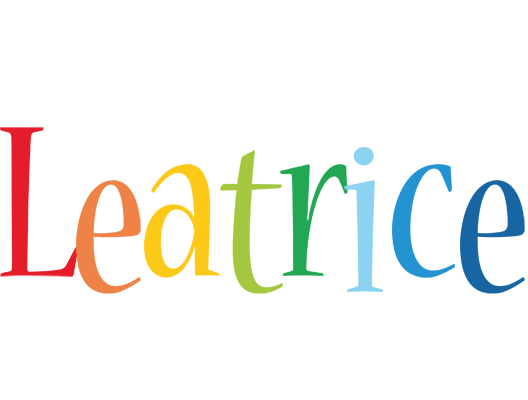 Leatrice birthday logo