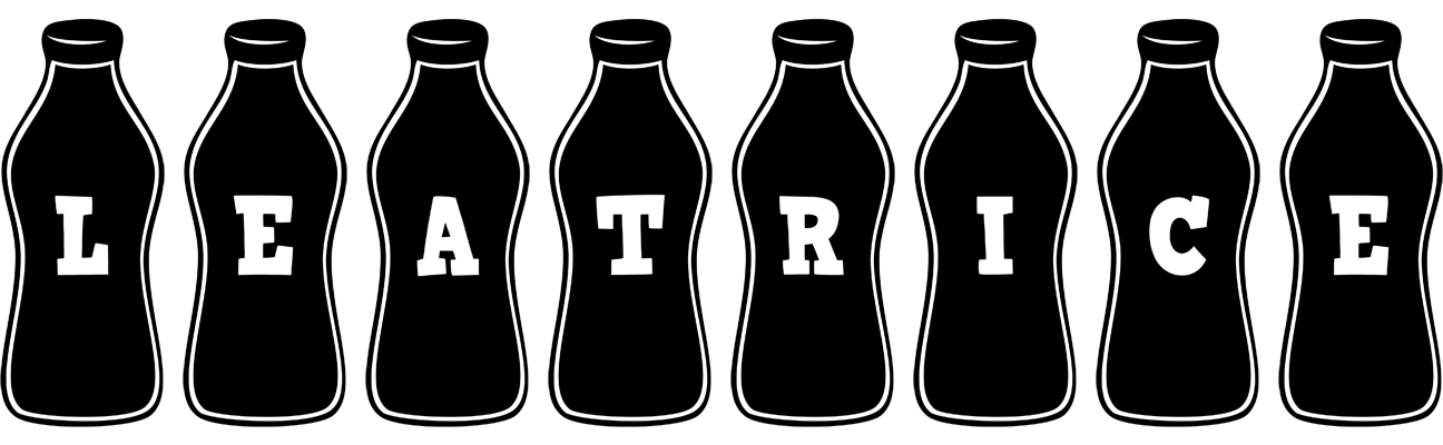 Leatrice bottle logo