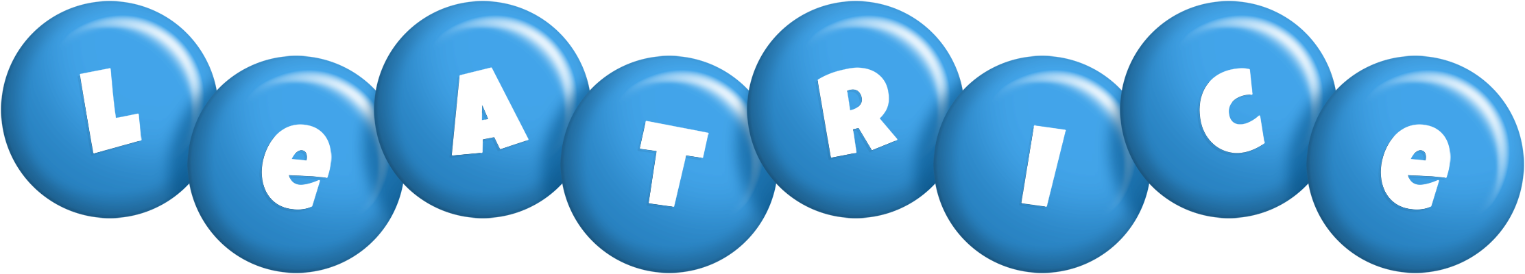 Leatrice candy-blue logo