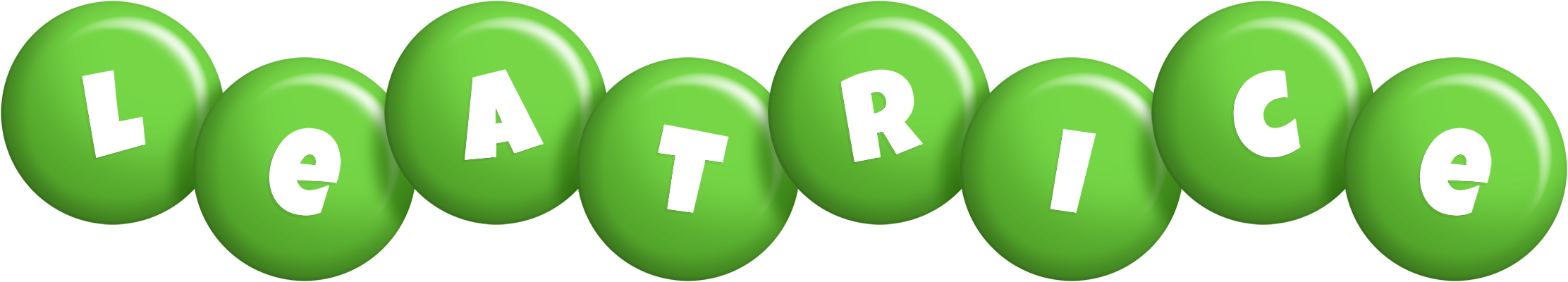 Leatrice candy-green logo