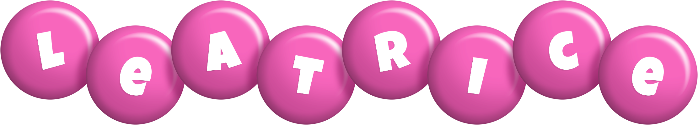 Leatrice candy-pink logo