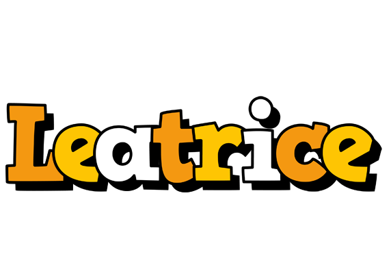 Leatrice cartoon logo